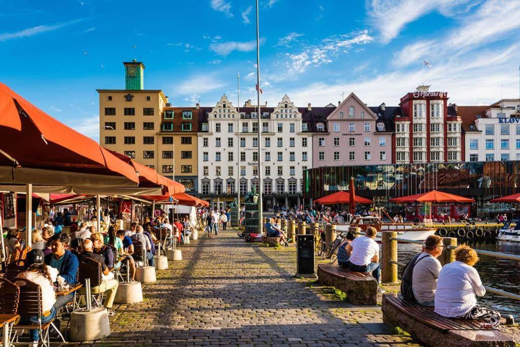 Cappes Vei 12 Apartment Bergen Luaran gambar